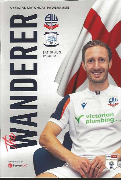 Bolton Wanderers 2026/2027 Official Home Matchday Programmes