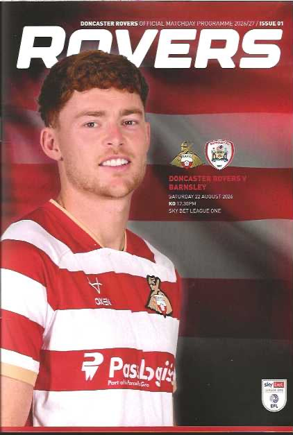 Doncaster Rovers 2026/2027 Official Home Matchday Programmes