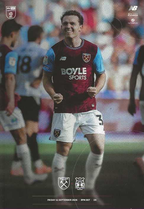 West Ham United 2026/2027 Official Home Matchday Programmes