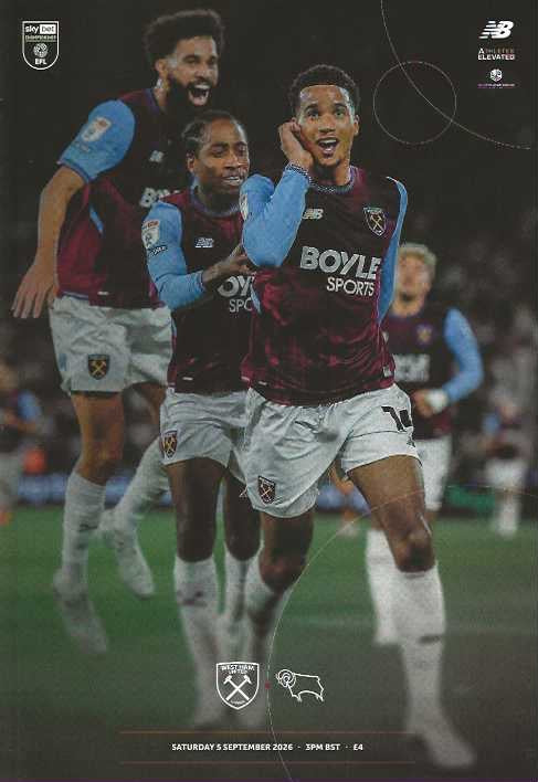 West Ham United 2026/2027 Official Home Matchday Programmes