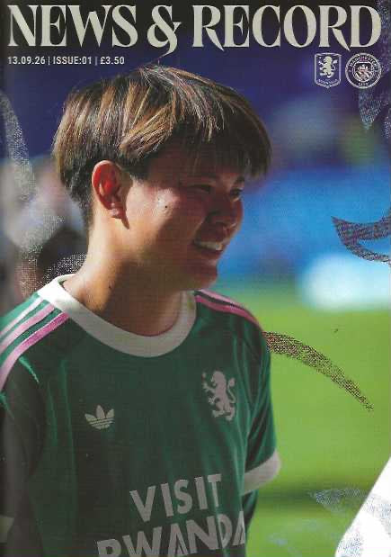 Aston Villa Women's 2026/2027 Official Home Matchday Programmes