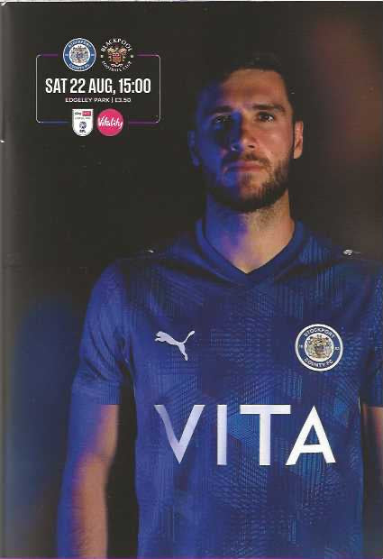 Stockport County 2026/2027 Official Home Matchday Programmes