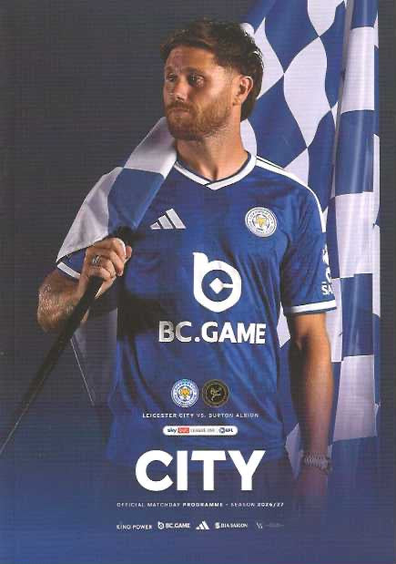 Leicester City 2026/2027 Official Home Matchday Programmes