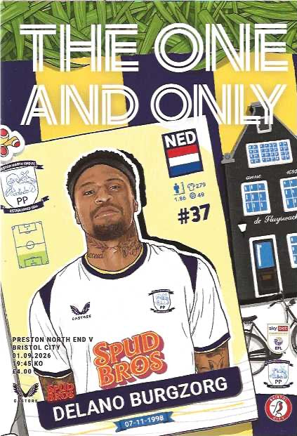 Preston North End 2026/2027 Official Home Matchday Programmes