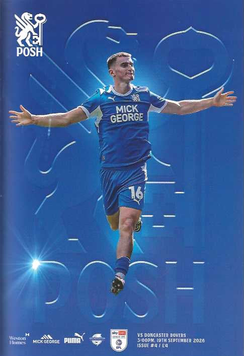 Peterborough United 2026/2027 Official Home Matchday Programmes