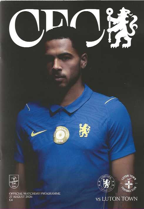 Chelsea 2026/2027 Official Home Matchday Programmes