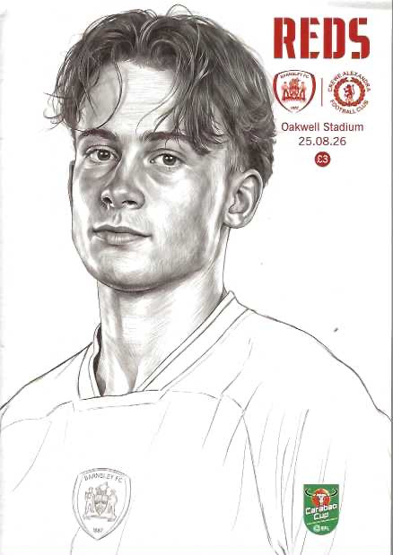 Barnsley 2026/2027 Official Home Matchday Programmes