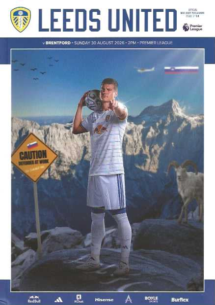 Leeds United 2026/2027 Official Home Matchday Programmes