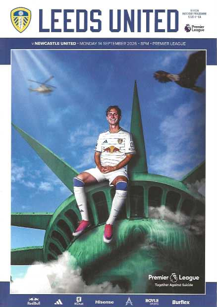 Leeds United 2026/2027 Official Home Matchday Programmes