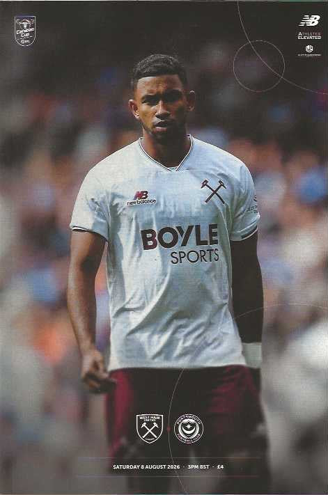 West Ham United 2026/2027 Official Home Matchday Programmes