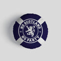 No Scotland No Party - Saltire - 14" Round Throw Cushion