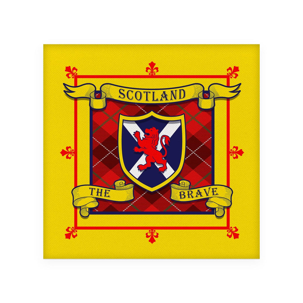 Scotland The Brave - Drinks Coaster - Square Or Circle