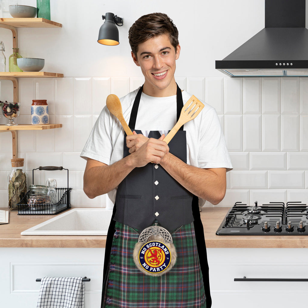No Scotland, No Party! Green Kilt - Novelty - Water-Resistant Adults Apron
