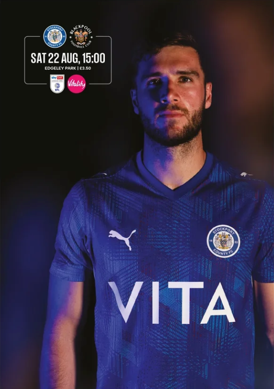 Stockport County 2026/2027 Official Home Matchday Programmes