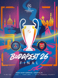 2026 UEFA Champions League Final Arsenal v PSG Official Matchday Programme 30th May 2026