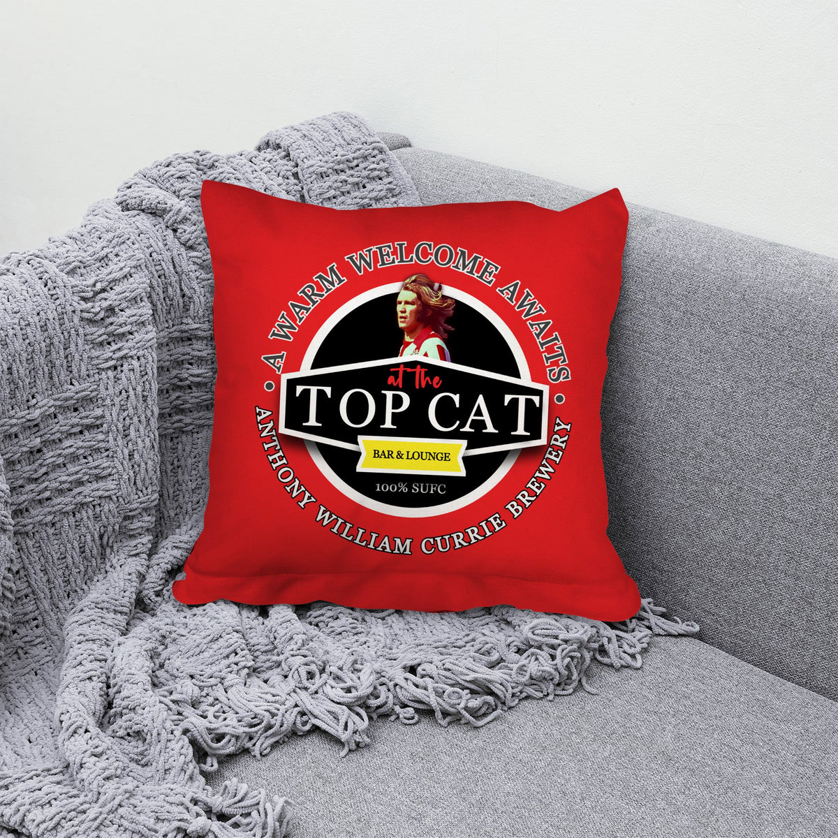 Sheffield  Tony Currie - Football Legends - Cushion 10"