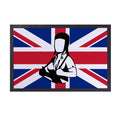 Skinhead Girl Union Jack - Door Mat - 60cm x 40cm