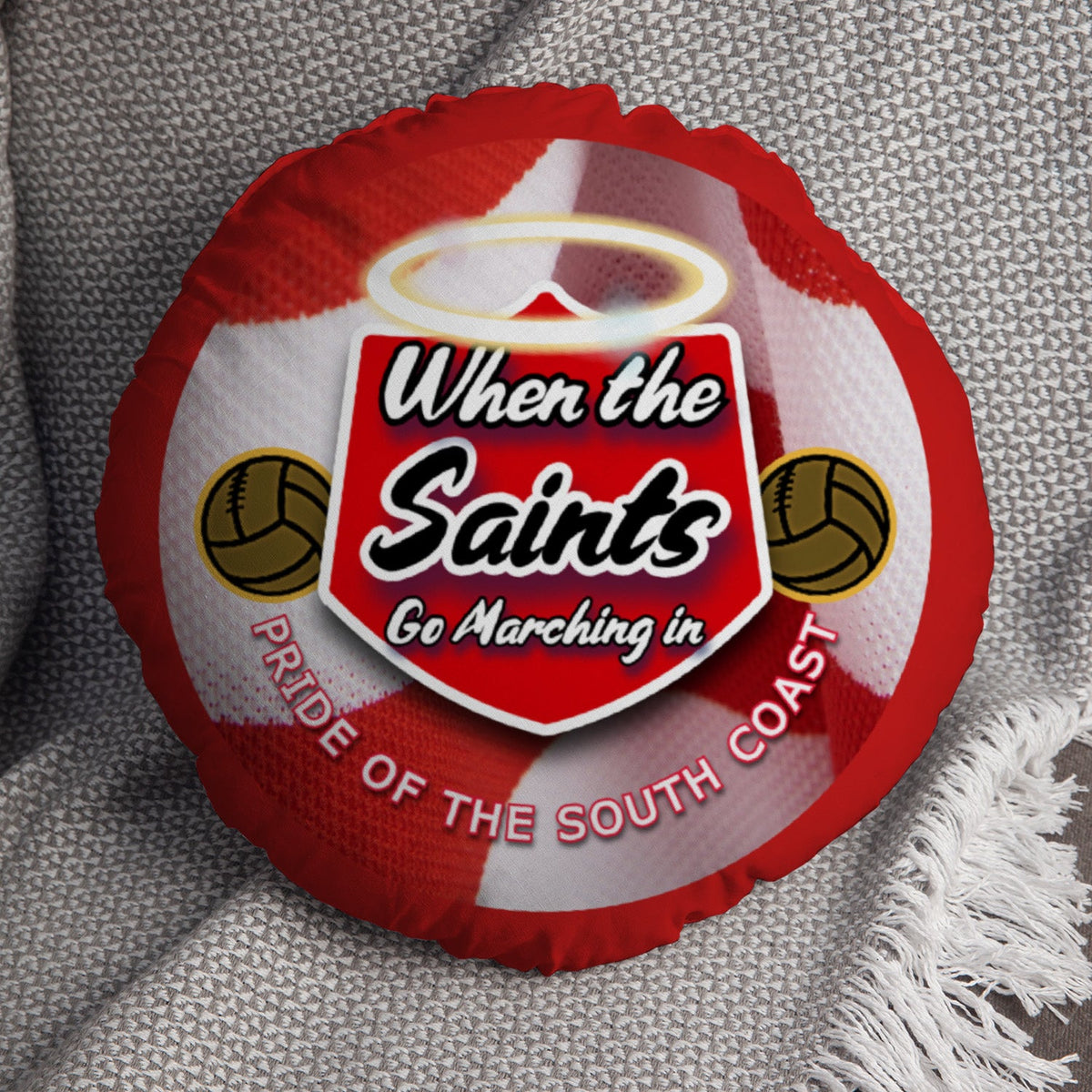 Southampton Saints - Football Legends - Circle Cushion 14"