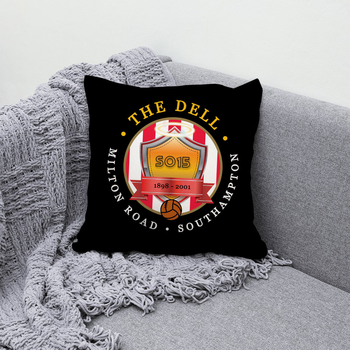Southampton The Dell - Football Legends - Cushion 10"