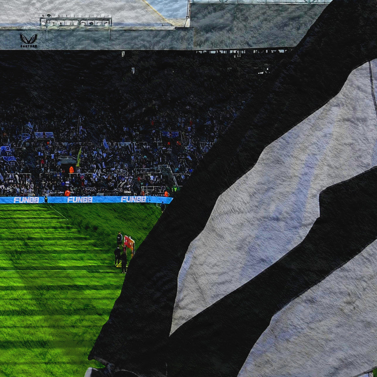 Newcastle Stadium - Fleece 150cm X 150cm