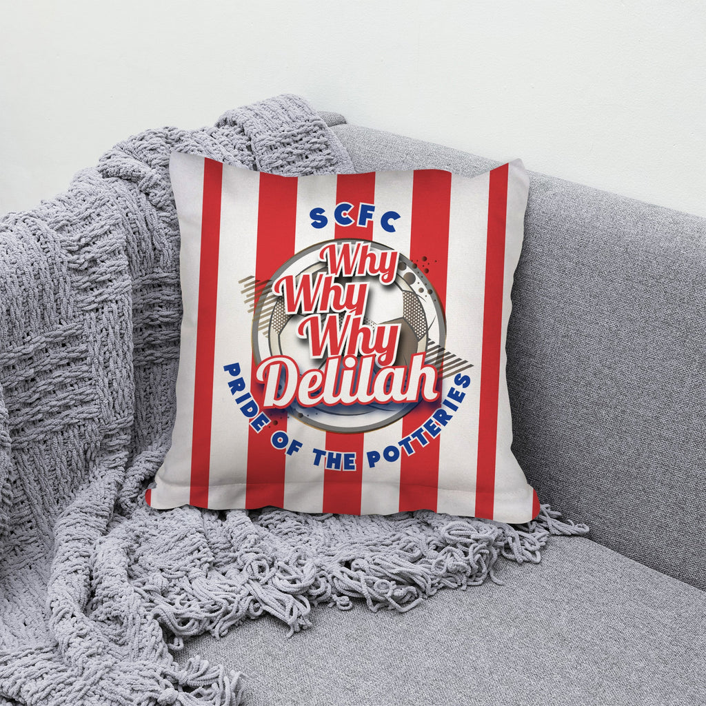 Stoke Delilah_- Football Legends - Cushion 10"