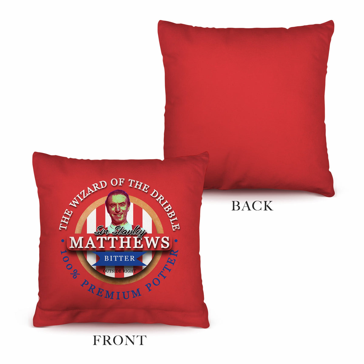 Stoke Matthews - Football Legends - Cushion 10"