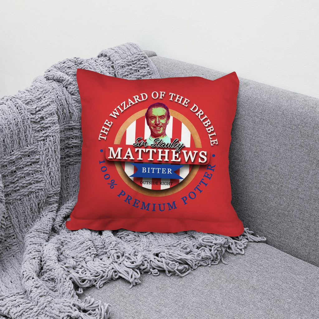 Stoke Matthews - Football Legends - Cushion 10"