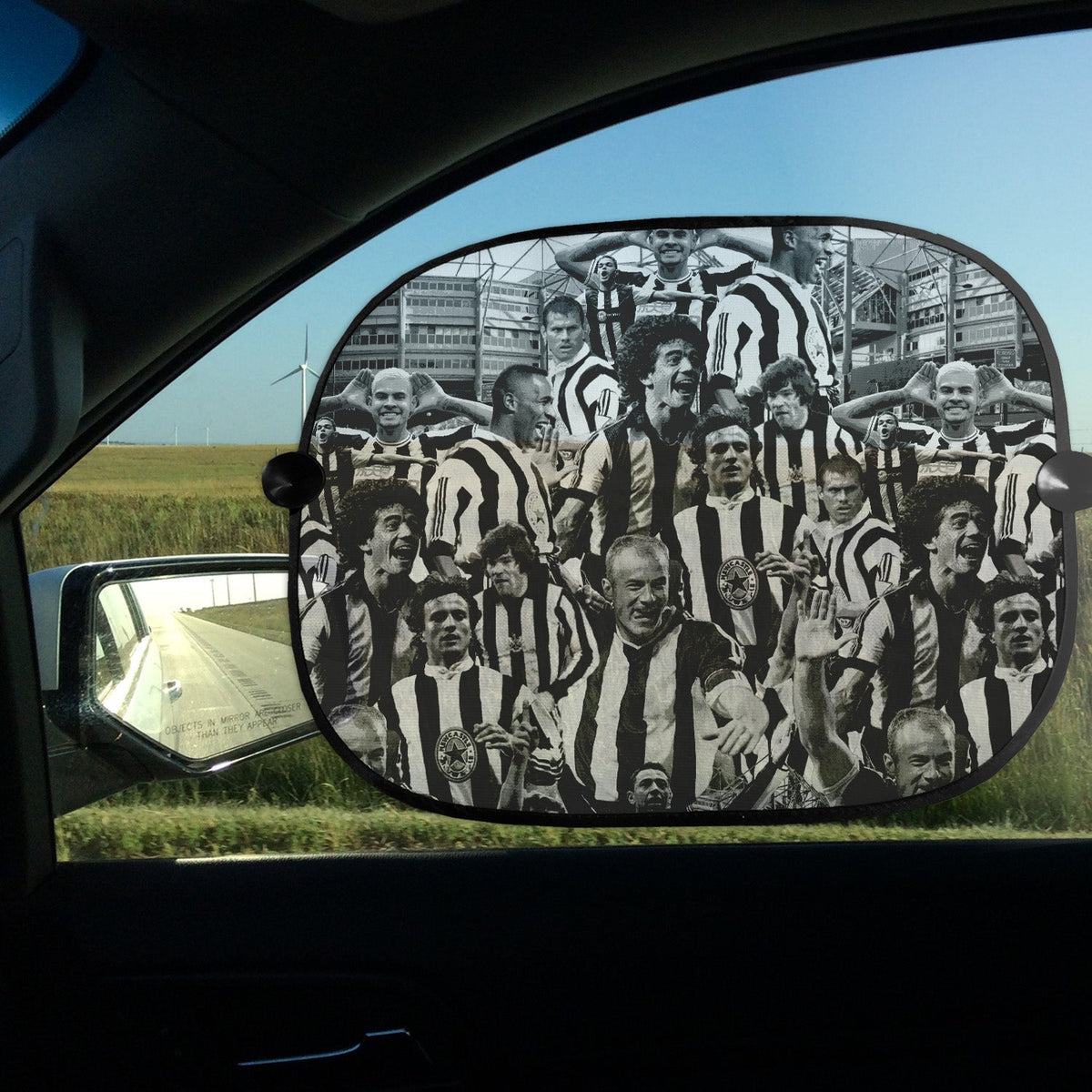 Newcastle Montage - Car Sun Shade - Set of 2