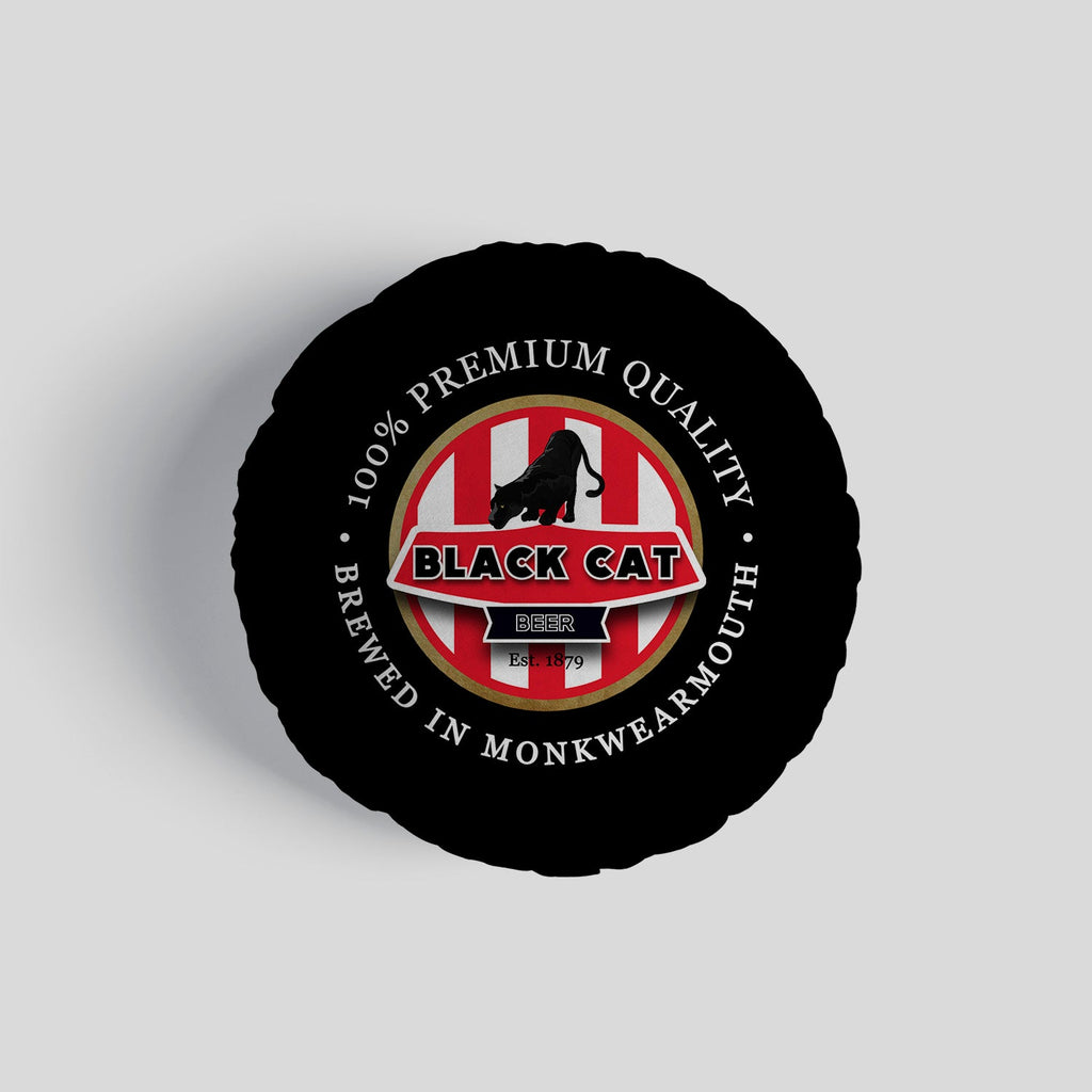 Sunderland Black Cat - Football Legends - Circle Cushion 14"
