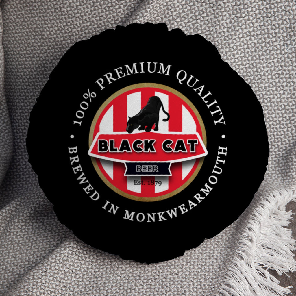 Sunderland Black Cat - Football Legends - Circle Cushion 14"