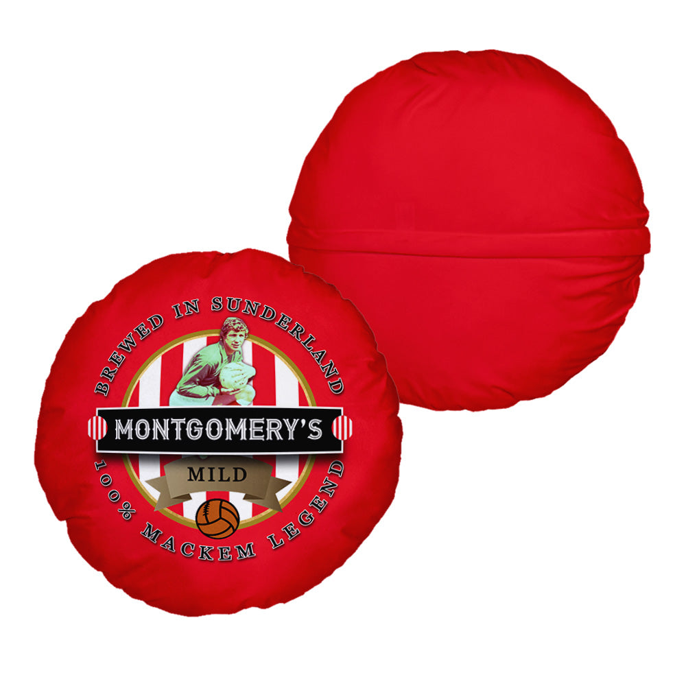 Sunderland Montgomery - Football Legends - Circle Cushion 14"
