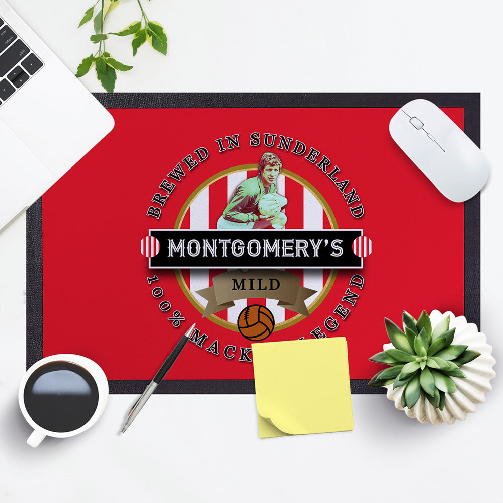 Sunderland Montgomery  - Football Legends - Door Mat -60cm X 40cm