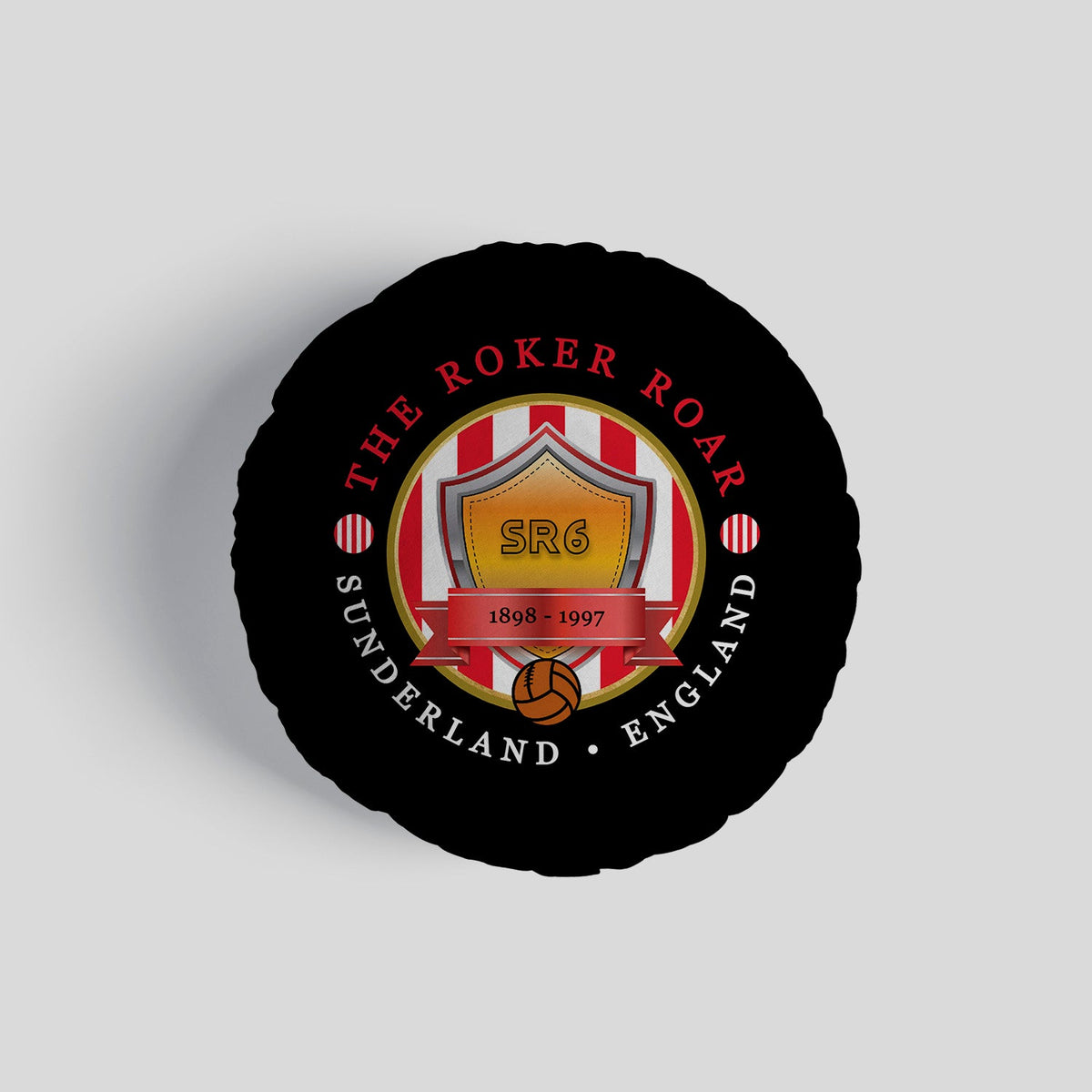 Sunderland Roker Roar - Football Legends - Circle Cushion 14"