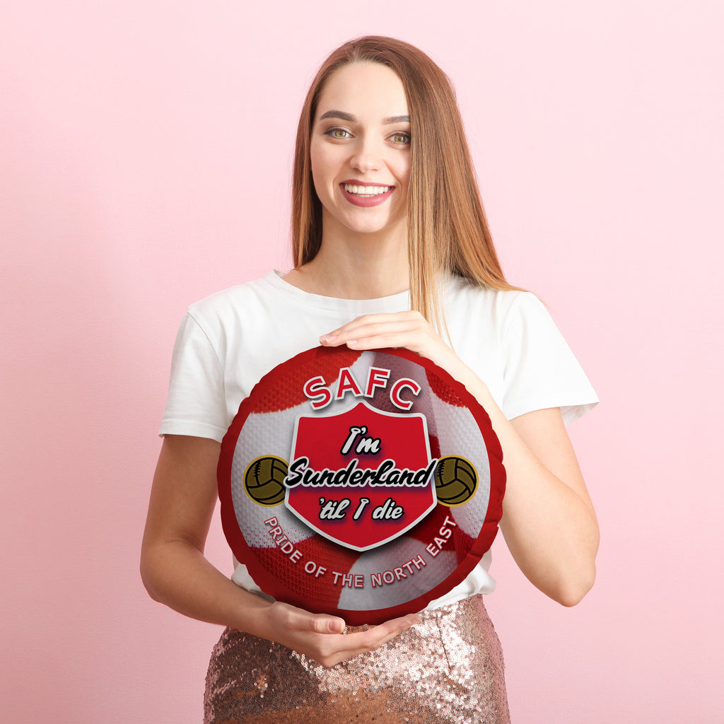 Sunderland Til - Football Legends - Circle Cushion 14"