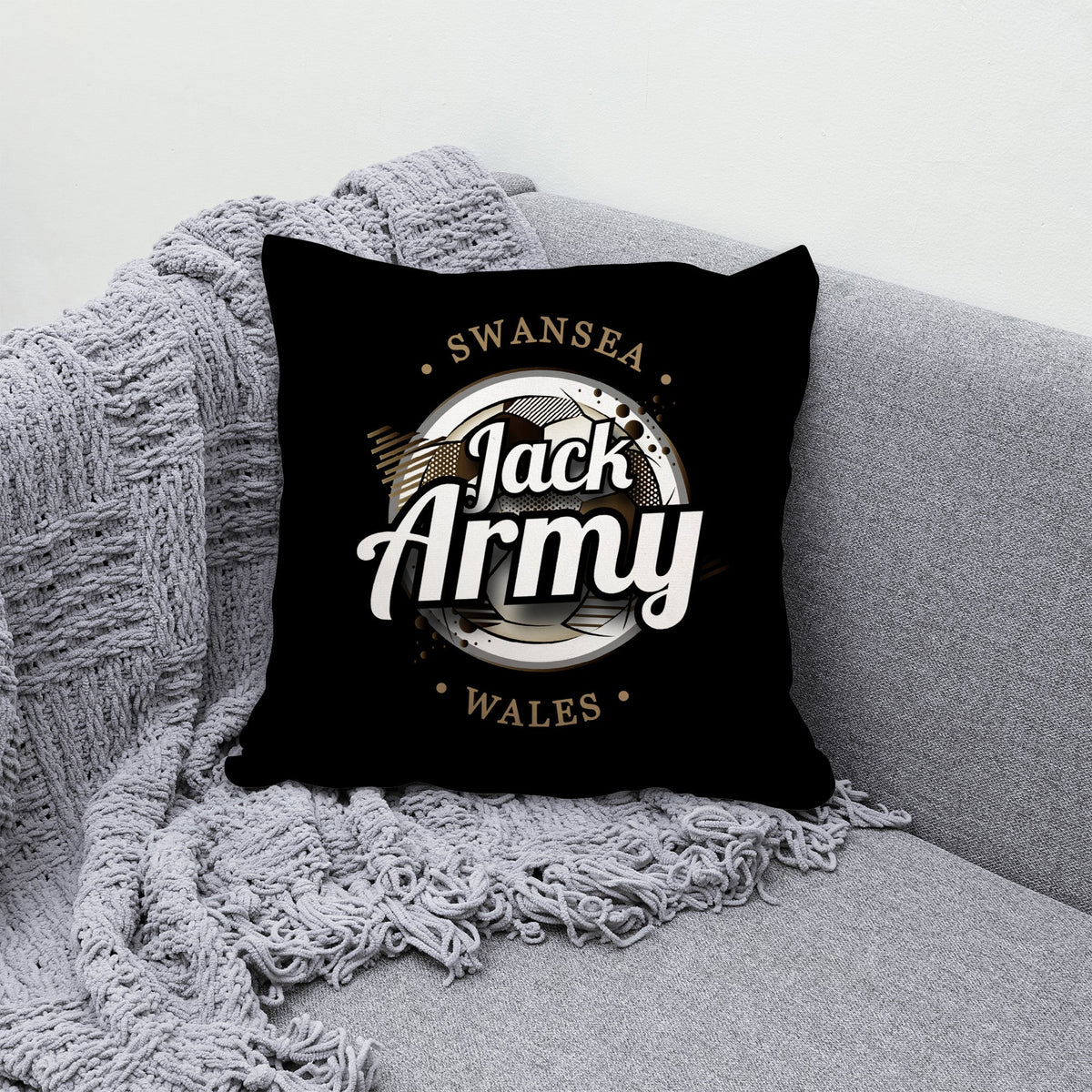Swansea Jack Army - Football Legends - Cushion 10"