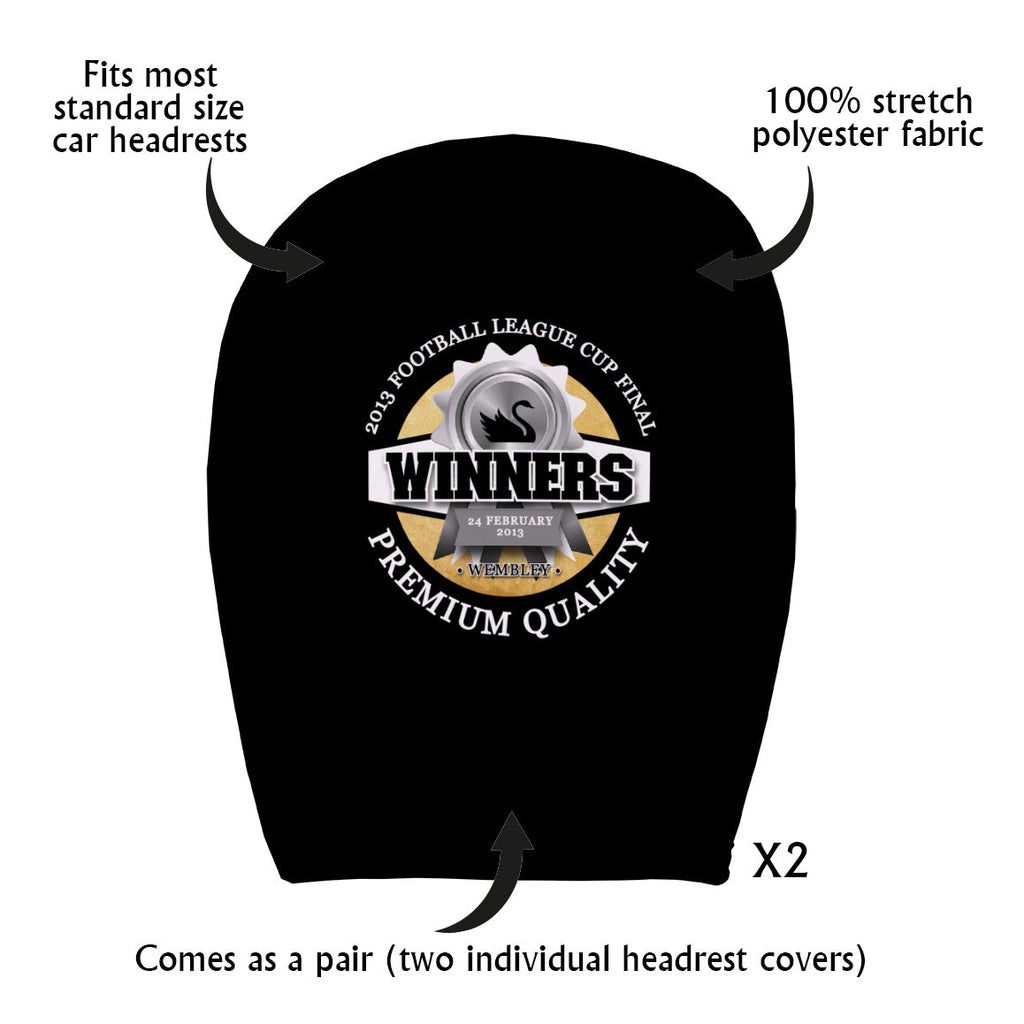 Swansea League Cup - Football Legends - Headrest Cover