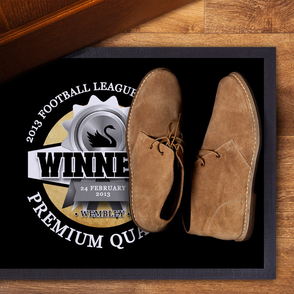 Swansea League Cup  - Football Legends - Door Mat -60cm X 40cm