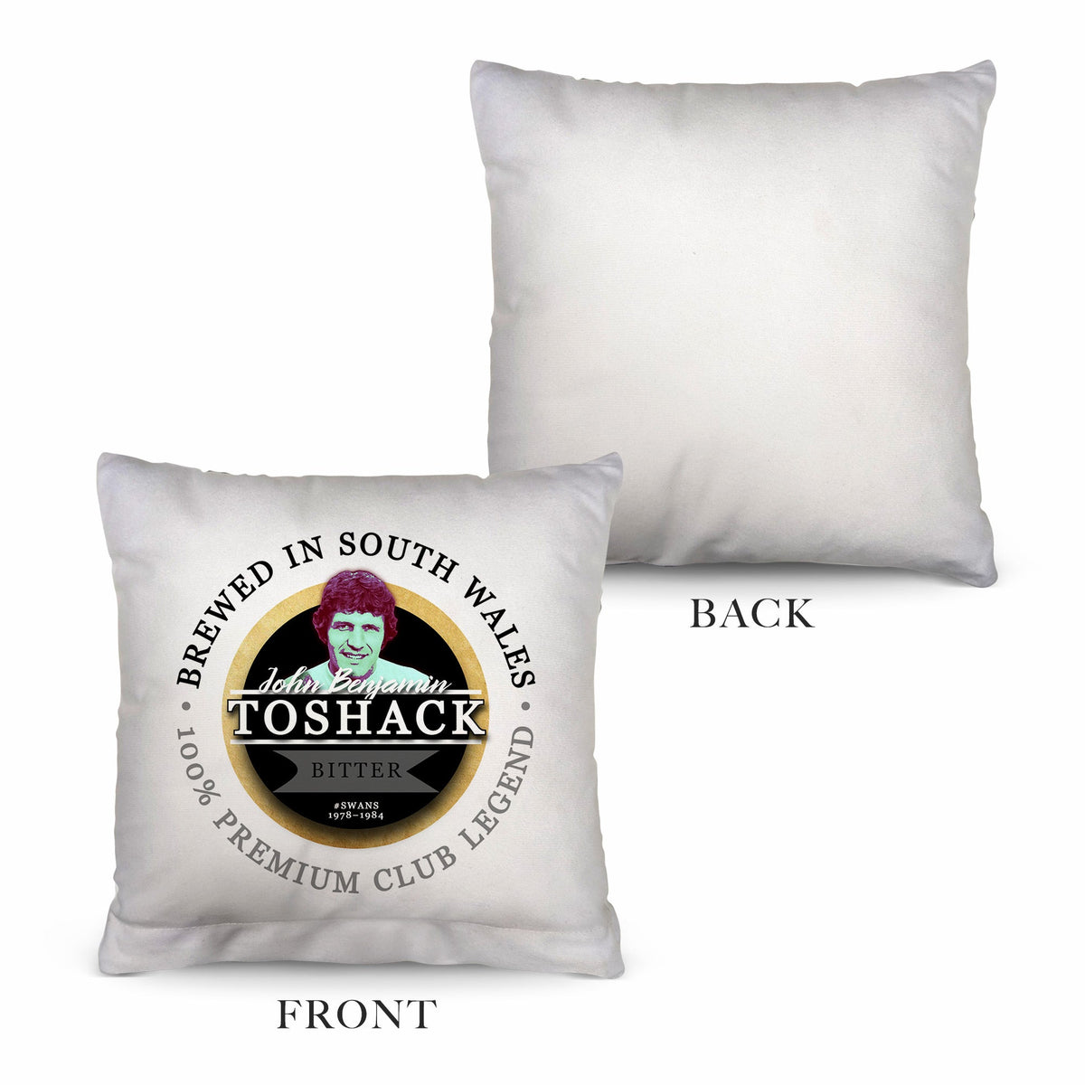 Swansea Toshack - Football Legends - Cushion 10"