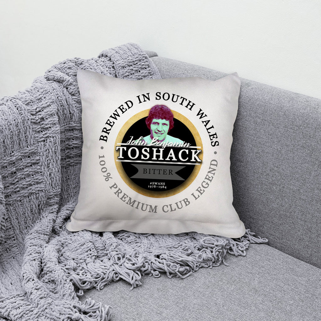 Swansea Toshack - Football Legends - Cushion 10"