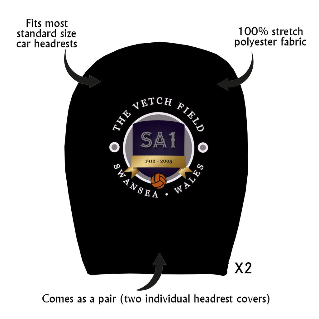 Swansea Vetch - Football Legends - Headrest Cover