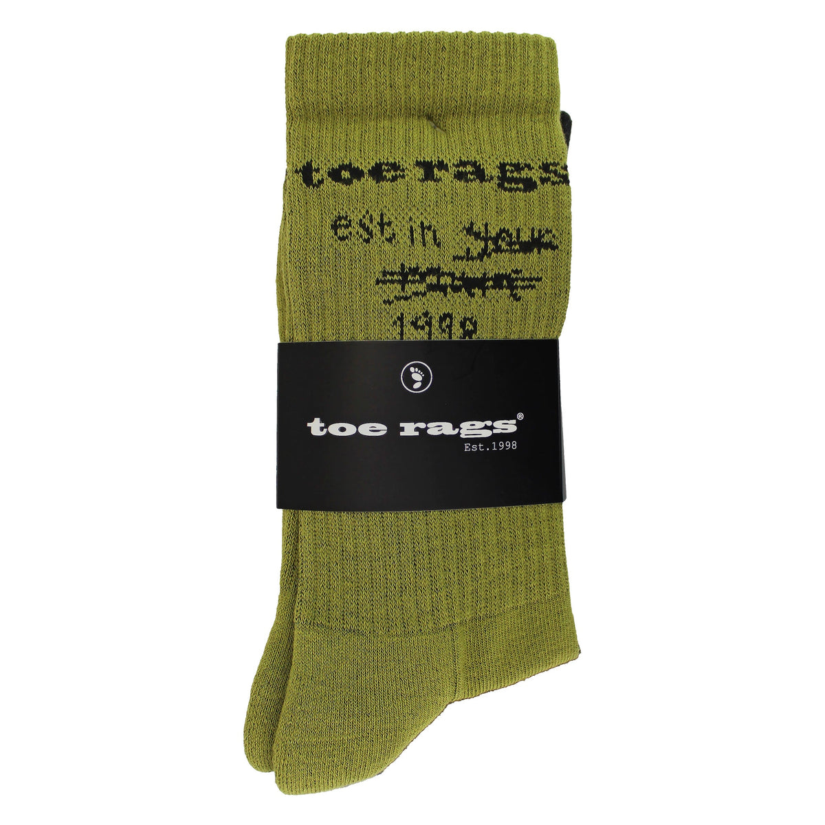 Mens High Quality Scribble Crew Socks