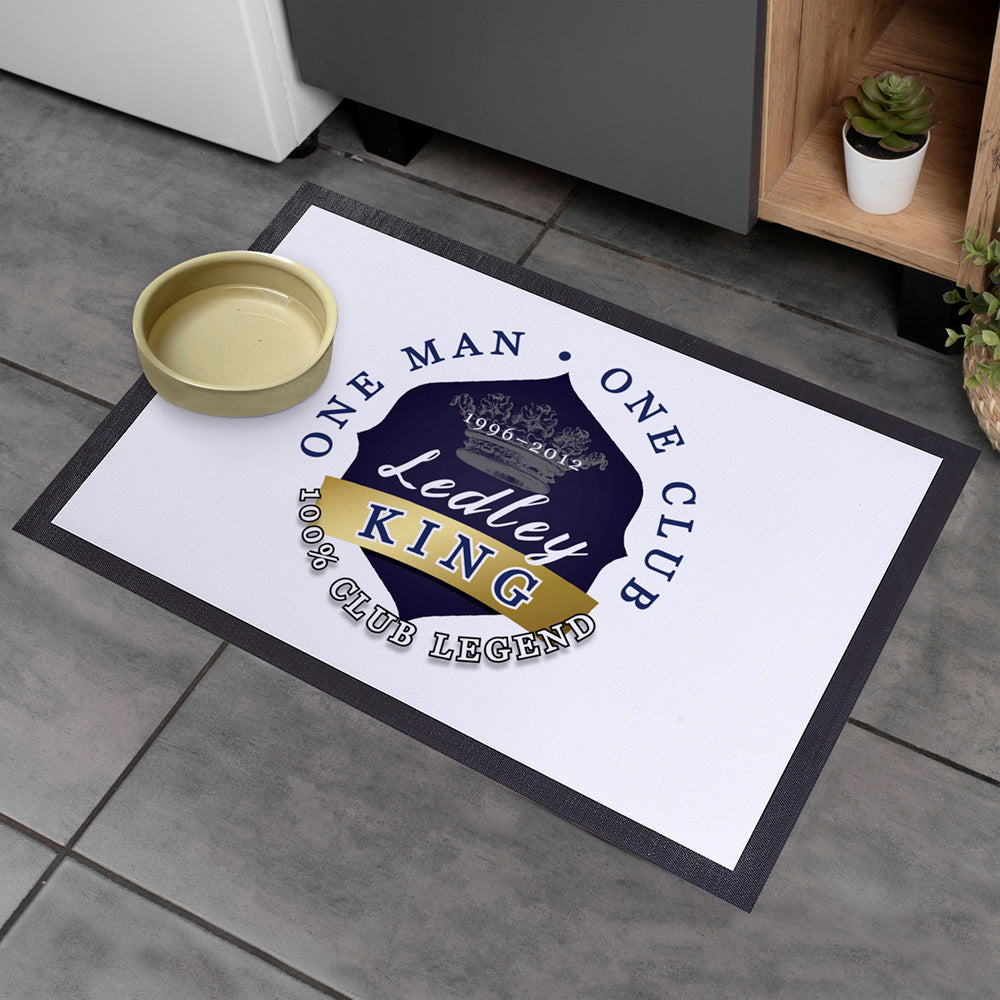 Totts Ledley King  - Football Legends - Door Mat -60cm X 40cm