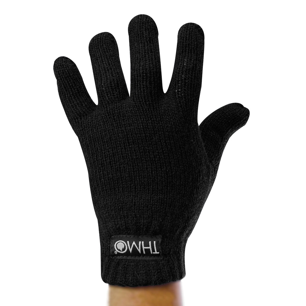 Kids Knitted Thinsulate Lined Thermal Gloves for Winter