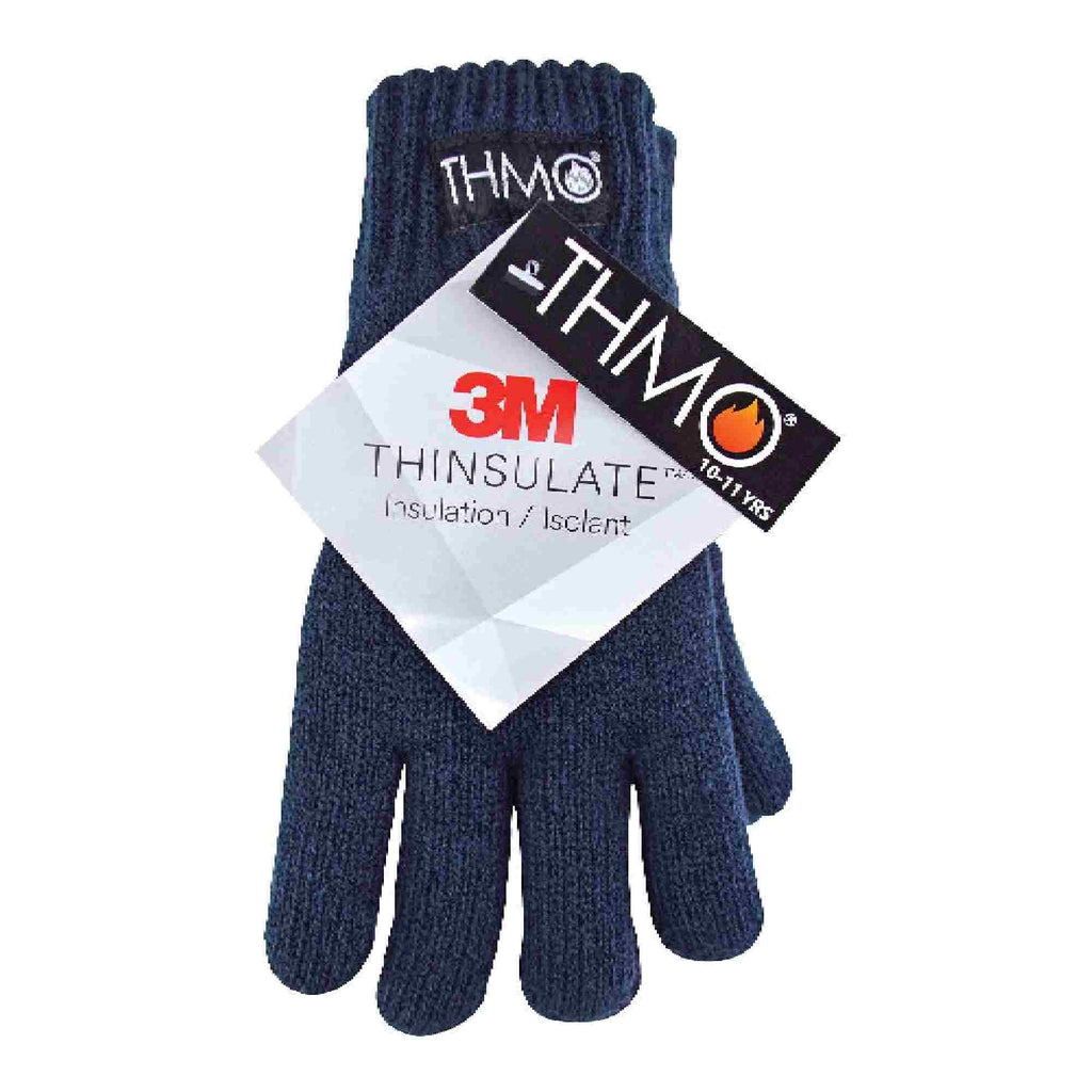 Kids Knitted Thinsulate Lined Thermal Gloves for Winter