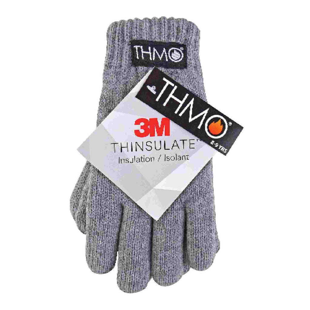 Kids Knitted Thinsulate Lined Thermal Gloves for Winter