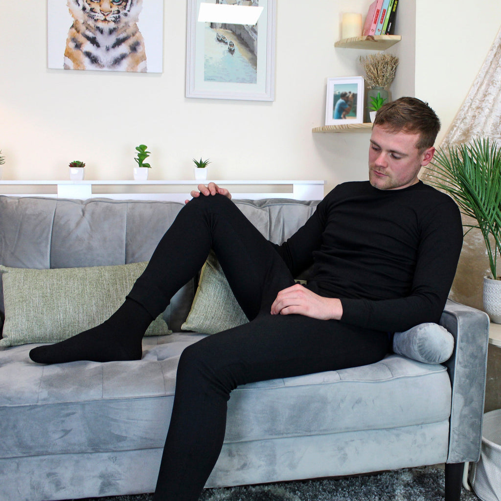 Mens Thermal Super Soft & Warm Long Johns Bottoms