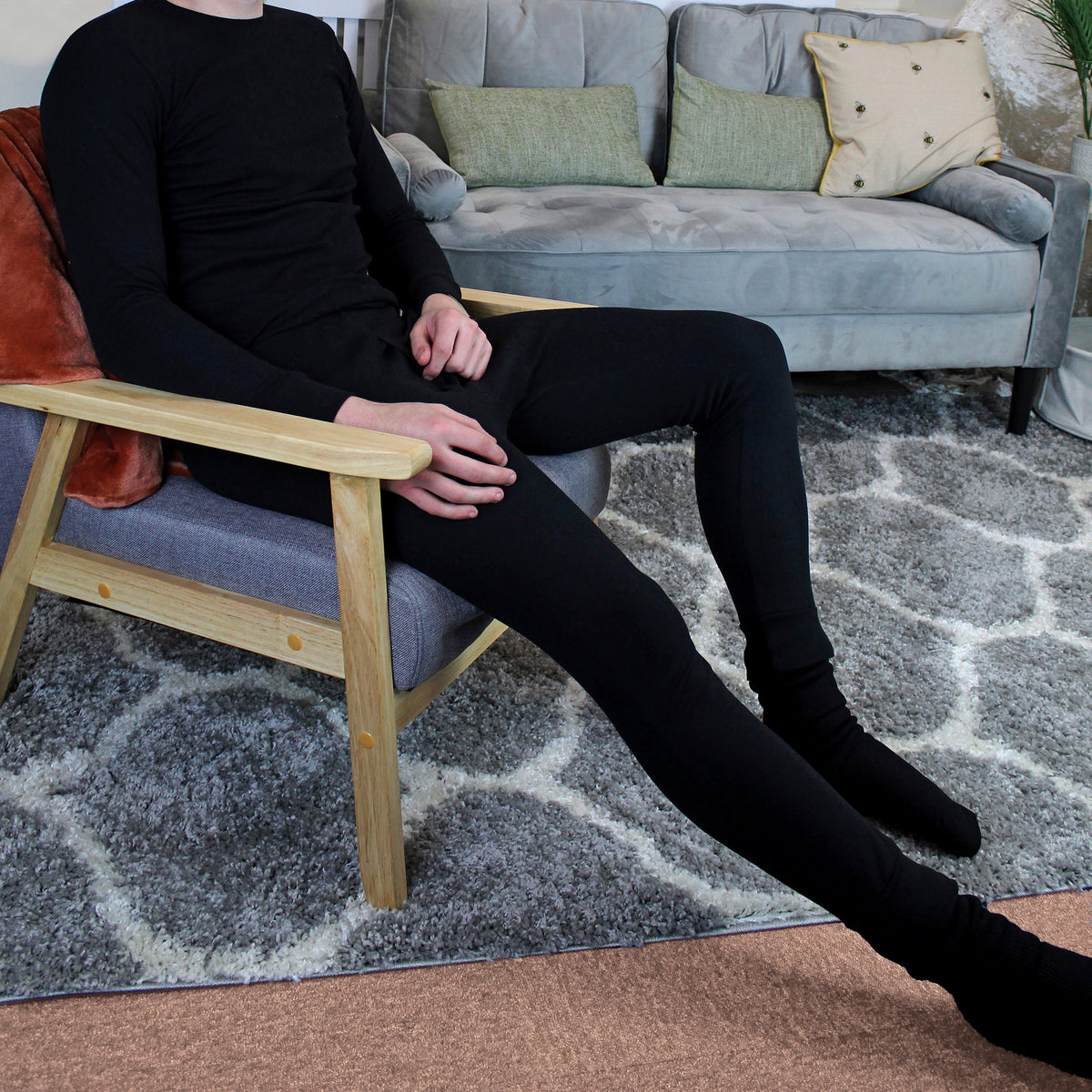Mens Thermal Super Soft & Warm Long Johns Bottoms