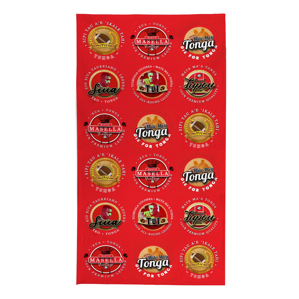 Tonga Rugby League - Legend Collection - Beach Towel