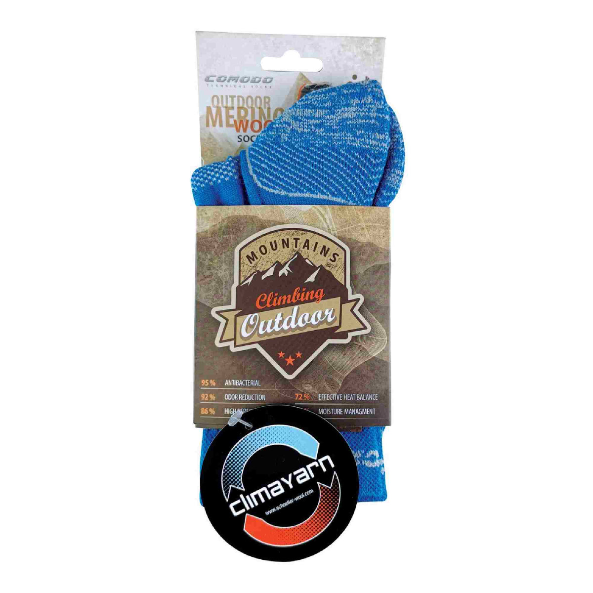 1 Pack Merino Wool Quick Drying Lightweight Hiking Socks