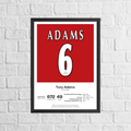 Tony Adams Legend Stats Print